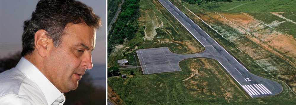 As gravações da Polícia Federal trazem mais uma confirmação humilhante para o senador afastado Aécio Neves (PSDB-MG); de acordo com os grampos, o aeroporto de Cláudio (MG), construído com dinheiro público na sua gestão, servia para atendê-lo e a chave ficava com seu segurança; a informação veio em uma conversa interceptada de Frederico Pacheco de Medeiros, primo de Aécio, o mesmo indicado pelo tucano para receber R$ 2 milhões, solicitados pelo tucano ao empresário Joesley Batista, da JBS; o aeroporto de Cláudio foi construído em uma área que pertencia a um tio-avô de Aécio; a obra foi concluída em 2010, a um custo de R$ 13,9 milhões; a pista fica próxima a uma fazenda da família.