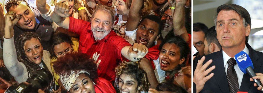 “O segundo lugar de Bolsonaro nas pesquisas para 2018 coloca o país diante de duas possibilidades”, escreve Paulo Moreira Leite, articulista do 247. “A alternativa A consiste na unidade em defesa da candidatura de Lula, capaz de articular uma frente política para preservar o regime democrático e os direitos do povo diante de uma candidatura fascista”. Para PML, a alternativa B “começa com a cassação de Lula, que pode abrir caminho para o caos político que irá ampliar as chances de Bolsonaro”. "A preservação de Lula assume, assim, um caráter evidente: proteger a democracia contra a ameaça fascista", avalia o jornalista