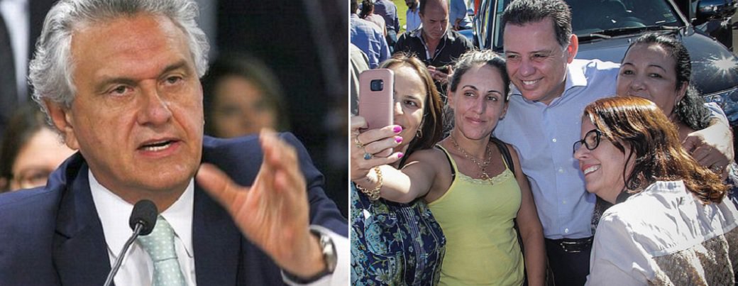 O senador Ronaldo Caiado (DEM) e o governador Marconi Perillo (PSDB) continuam como os políticos de Goiás mais influentes nas redes sociais; período analisado pela empresa Eureka Comunicação é de 20 de abril a 20 de maio, analisando Twitter e Facebook, e o quesito influência leva em conta três fatores: Interações (curtidas, comentários, compartilhamentos, retweets), Alcance (número de seguidores e fãs divididos pelo número de interações e engajamento durante o período analisado) e Engajamento (regularidade das postagens dividida pelo número de interações durante o período analisado); governador Marconi é hoje o segundo governador mais influente do País nas redes sociais