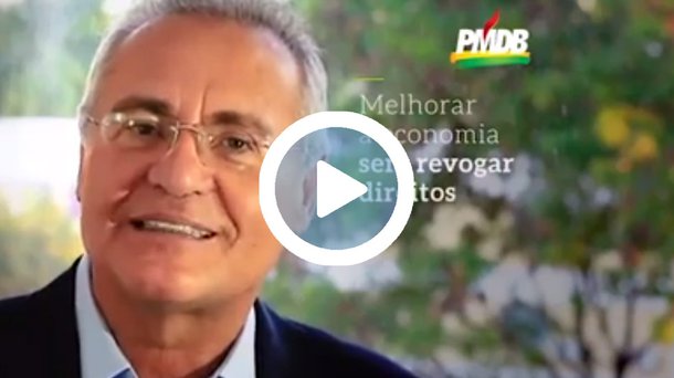 Líder do PMDB no Senado voltou a criticar as reformas propostas por Temer; no programa eleitoral do PMDB, a ser exibido nesta semana, Renan Calheiros (AL) defendeu uma solução que traga a retomada do crescimento econômico sem a retirada de direitos; assista