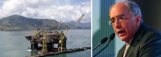 A Justiça Federal de Sergipe suspendeu a venda dos campos de Lapa e Iara, no pré-sal da Bacia de Santos, da Petrobras para a francesa Total; o negócio faz parte de um acordo de US$ 2,2 bilhões, assinado entre as duas petroleiras no início do ano, e envolve também 50% da TermoBahia - empresa que controla as termelétricas a gás Rômulo de Almeida e Celso Furtado