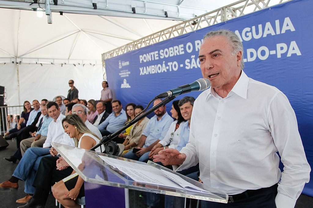 Xambioá/TO - Cerimônia de Assinatura da Ordem de Serviço da Construção de Ponte Rodoviária sobre o Rio Araguaia (Beto Barata/PR)