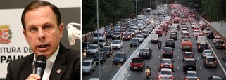 Para os paulistanos, a nota média atribuída ao trânsito da cidade caiu de 3,2 para 2,7 (de 0 a 10) na comparação com 2016; a piora nas condições do trânsito da capital paulista reverte uma tendência de melhora na mobilidade urbana de SP que vinha desde 2008; os dados são da Pesquisa de Mobilidade Urbana, feita pelo Ibope a pedido da Rede Nossa São Paulo e da ONG Cidade dos Sonhos, divulgada nesta quarta-feira (20); enquanto o prefeito João Doria (PSDB) abandona a cidade para tentar ser candidato a presidente, o paulistano sofre com trânsito caótico e lixo por todo lado
