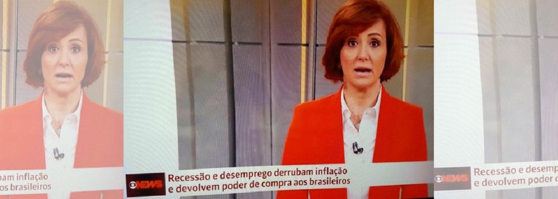 "Vivemos uma situação estranha na economia, muito bem resumida, num arroubo de verdade impensada, pelo letreiro que surgiu no comentário da jornalista Teresa Heredia, na Globonews: “Recessão e desemprego derrubam inflação e devolvem poder de compra aos brasileiros”", diz o jornalista Fernando Brito, do Tijolaço; "O que se busca, hoje, é o equilíbrio na paralisia, impossível numa sociedade com as carências da brasileira. A nãos ser que, como no letreiro da Globonews, a gente acredite que quanto mais desemprego e recessão, o poder de compra vá crescer", disse Brito
