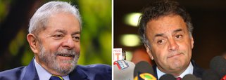 No reduto eleitoral do senador tucano, o ex-presidente Lula, alvo de perseguição jurídica e midiática, venceria as eleições presidenciais de 2018, de acordo com levantamento do instituto Paraná Pesquisas; o petista teria 23,2%, contra 18,45% de Aécio Neves (PSDB-MG), que acaba de aparecer na lista de investigados do ministro Edson Fachin, do Supremo Tribunal Federal, liderando pedidos de investigação (cinco contra ele); Lula lidera em todos os cenários estimulados pela pesquisa; Aécio só sai vencedor quando disputa entre outros tucanos: João Doria, José Serra, Geraldo Alckmin e Beto Richa
