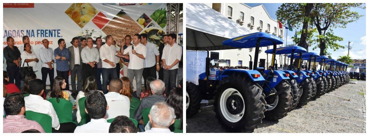 Na contramão do governo federal, que anunciou o corte de recursos para o Programa de Aquisição de Alimentos (PAA), o governador Renan Filho (PMDB) garantiu o fortalecimento do programa em Alagoas anunciando a criação de um PAA Estadual; "Daqui para o final do ano vamos fazer um grande ato público com a entrega de mais 120 tratores. Mas o maior ato é criar o PAA estadual, em substituição temporária a esse descaso do governo federal para com o PAA. Dessa forma, vamos garantir compras ao agricultor familiar", afirmou o governador