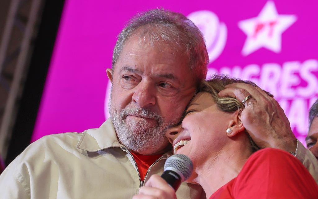 Gleisi e Lula