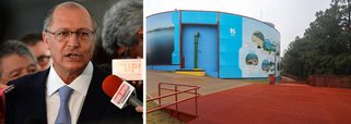 Governo de São Paulo tenta votar com urgência um projeto de lei para criar uma holding visando atrair investidores em explorar o saneamento básico sem, contudo, deixar de manter o controle da Sabesp; proposta é que a holding fique com 50,3% da participação que o Estado possui na empresa; apesar dos esforços do governo tucano, até o momento o mercado tem reagido mal ao projeto e as ações da Sabesp acumulam uma queda de 7,7% neste mês