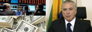 Michel Temer passou a ser um estorvo também para o mercado financeiro; Ibovespa acelerou suas perdas após Michel Temer anunciar em depoimento público que não irá renunciar ao cargo de presidente da República; Temer iniciou o discurso às 16h11 e encerrou às 16h16 (horário de Brasília); nesse meio tempo, o Ibovespa mergulhou de 62.288 pontos para 61.600 pontos, acelerando as perdas após ele declarar o compromisso com o Brasil e negar as acusações feitas a ele; "Não renunciarei", enfatizou