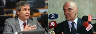 Senador Lindbergh Farias (PT-RJ) reagiu com indignação à indicação feita por Michel Temer do ministro da Justiça, Alexandre de Moraes, para a vaga deixada por Teori Zavascki no Supremo Tribunal Federal; "Alexandre de Moraes, que é filiado ao PSDB, que sempre teve ligação com Eduardo Cunha e com a cúpula do PMDB", afirmou; "Ele não tem os predicados para ser indicado a uma vaga no Supremo Tribunal Federal. Parece mais um arranjo para o governo Temer tentar se livrar dessas investigações", alerta; senador pede uma "mobilização da sociedade brasileira" contra a indicação; "Nossa luta vai ser impedir que esse Alexandre de Moraes seja efetivado como ministro do STF", afirma; assista