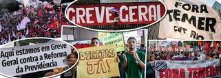 Principais centrais sindicais do País decidiram em reunião nesta sexta-feira, 24, deflagrar uma greve nacional a partir do dia 5 de dezembro, contra a reforma da Previdência proposta pelo governo de Michel Temer; além de paralisações em todas as capitais, dirigentes da CUT, CTB, CSB, CSP, UGT, Força Sindical, Intersindical e Nova Central, que participaram da reunião, prometem fazer campanha nas redes sociais para "desmascarar as mentiras do governo acerca da reforma", pressão nos deputados federais nos aeroportos e agendas públicas dos deputados e assembleias com as categorias; em artigo, o presidente da CUT, Vagner Freitas, já avisou que se "se mexerem na Previdência, o Brasil vai parar"; "Duvidem disso e nos aguardem!", diz Freitas