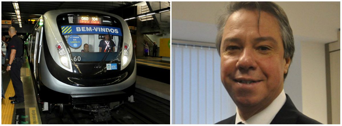 Denúncia do MPF contra Luiz Carlos Velloso, ex-subsecretário de transportes do Estado do Rio no governo Sérgio Cabral, aponta que parte dos desvios das obras da Linha 4 do Metrô do Rio que ele pagou uma Mercedes Benz C180 avaliada em R$ 125 mil, bancou o colégio particular dos filhos e fez transferências bancárias para a mulher dele; de acordo com o MPF, a compra foi feita "com a finalidade de converter o dinheiro recebido a título de propina em ativo lícito e ocultar o real proprietário"