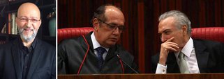 Colunista Josias de Souza diz que após as revelações da Odebrecht, ao julgar o processo, o TSE não decidirá somente contra ou a favor da interrupção do governo Temer ou da inelegibilidade de Dilma; "Os ministros votarão para saber de que matéria-prima é feita a Justiça Eleitoral. Prevalecendo o conchavo, os colegas de Benjamin terão de fazer contorcionismo retórico para justificar um incômodo paradoxo: depois de transformar a auditoria nas contas da chapa Dilma—Temer num marco histórico, o TSE jogará o trabalho no lixo. Em nome da estabilidade da República, manterá a tradição de cassar apenas vereadores, prefeitos e governadores de Estados periféricos", afirma