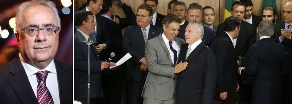 "A evolução da crise política, econômica e social mostra que será impossível se ter um vencedor nesse jogo. Os principais atores já estão mortalmente feridos ou em vias de", diz o jornalista Luis Nassif, em artigo sobre o balanço do golpe liderado por Aécio Neves, que pode ser preso hoje, que colocou no poder Michel Temer, acusado de ser chefe de quadrilha; "Chega-se, assim, àqueles momentos de impasse, em que a guerra leva a um jogo de perde-perde"