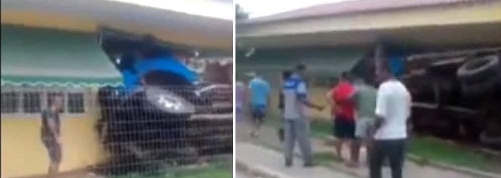 Dezessete alunos ficaram feridos sem gravidade após um caminhão carregado com tijolos atingir a Escola Municipal Deputado Claudio Moacyr de Azevedo, em Iguaba Grande, na Região dos Lagos; aulas na escola foram suspensas esta semana; de acordo com a prefeitura, o motorista do caminhão perdeu o controle do veículo e atingiu duas salas de aula