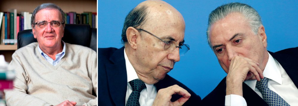 Em entrevista à TV 247, o economista Luiz Gonzaga Belluzzo condenou ideia de congelar os gastos públicos proposta e aprovada por Temer; "Ninguém dá um choque como esse numa economia que está desacelerendo, isso é consenso entre os economistas, mesmos os conservadores. É como um pugilista que levou muito soco no round e quando chega no corner o técnico em vez de jogar água nele lhe dá um murro na cabeça. A austeridade não funcionou e provocou danos na Europa", afirmou; Belluzzo comparou a situação do Brasil com o que viveu a Alemanha no período que precedeu a ascensão de Hitler; "O que me preocupa é isso. Qual é a instância na qual você pode confiar? O Judiciário é completamente tomado pela política. O Judiciário alemão se comportou como um partido político"; assista à entrevista na íntegra