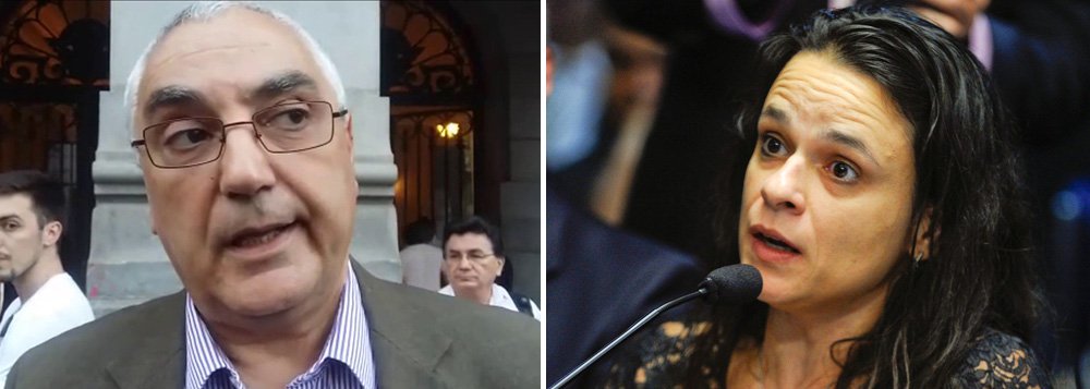 O professor Salomão Shecaira, chefe do Departamento de Direito Penal, Medicina Forense e Criminologia da USP, protocolou uma queixa-crime contra a advogada e professora Janaina Paschoal, autora da peça de ficção que resultou no impeachment da presidente Dilma Rousseff sem crime de responsabilidade; Shecaira alega que a docente usou sua conta no Twitter para atacar sua honra, "realçando suas imaginadas qualidades e se apresentando falsamente como injustiçada" por ter sido reprovada em concurso público da USP; pena para difamação é de 3 meses a um ano e, nesse caso, pode ser considerado um aumento de pena por ter sido praticada por um meio que facilita a difamação - o Twitter