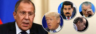 A ameaça feita pelos Estados Unidos de intervir militarmente na Venezuela, que foi estimulada pela postura covarde do Itamaraty na gestão de Michel Temer e Aloysio Nunes, encontrou, nesta quarta-feira, um duro obstáculo: a Rússia; “Estamos unidos quanto à necessidade de que as diferenças existentes no país sejam superadas de maneira pacífica, através do diálogo nacional, sem qualquer pressão externa - para não falar do caráter inaceitável da ameaça de intervenção militar nos assuntos internos daquele país”, declarou o chanceler russo Sergey Lavrov; o Brasil, desde o golpe de 2016, decidiu se subordinar aos interesses norte-americanos e fez do ataque à Venezuela o eixo central da política externa