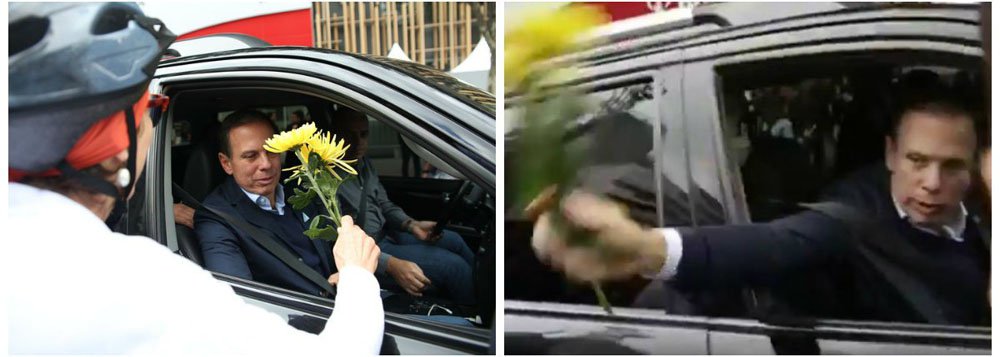 Para o deputado estadual e líder do PT na Assembleia Legislativa de São Paulo (Alesp), Alencar Santana Braga, a reação do prefeito João Doria (PSDB), que arremessou ao chão flores recebidas de uma ciclista em um protesto contra os mortos nas marginais, "é uma demonstração de sua capacidade de admitir as falhas em sua gestão, e de como há uma confusão de interesses, pois ele age na Prefeitura de São Paulo como se estivesse gerenciando uma de suas empresas privadas e como se ele fosse o dono da cidade e não eleito pelas pessoas"