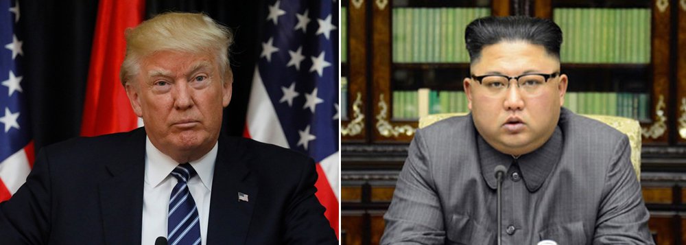 O presidente dos Estados Unidos, Donald Trump, voltou a ameaçar o líder norte-coreano Kim Jong-Un. Em discurso para a campanha do senador Luther Strange, no estado de Alabama, Trump falou sobre a tensão na península da Coreia; "Não podemos ter homens loucos lá fora atirando foguetes em todo o lugar", afirmou o presidente republicano; "O homem-foguete deveria ter sido tratado há muito tempo"