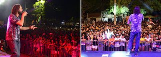 Estou inspirado com esse pôr de sol refletido no Rio Tocantins", com essas palavras Gabriel O Pensador descreveu a sua impressão ao chegar a Palmas para o 11º Festival Gastronômico de Taquaruçu, onde, na noite desta sexta-feira, 8, iniciou seu show com a música "Chega", um desabafo e uma dura crítica à classe política e aos casos de corrupção; "Eu não tenho partido, minha crítica e contra todo esse costume da corrupção e do desrespeito da classe política com o povo brasileiro", afirmou; de forma irreverente e crítica que lhe é peculiar, Gabriel O Pensador cantou seus principais sucessos, como "Cachimbo da paz", "Maresias", "Fé na Luta", "Como se não houvesse amanhã", "Pátria que me pariu", "Astronauta", 