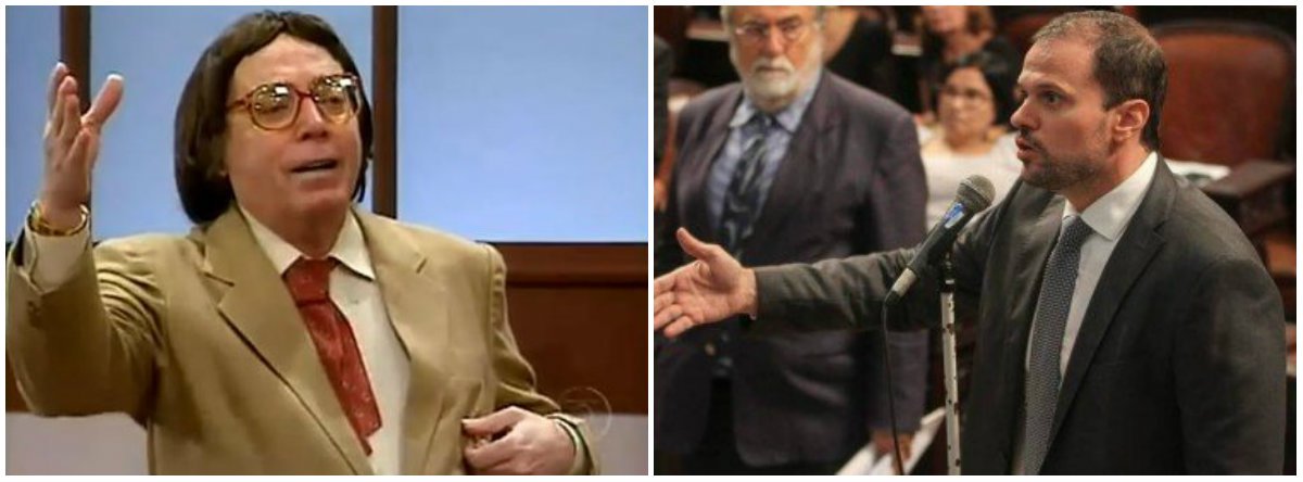 Em discurso no plenário da Assembleia Legislativa do Rio, o deputado estadual André Lazaroni (PMDB) atribuiu ao personagem Bertoldo Brecha, da Escolinha do Professor Raimundo, uma frase do dramaturgo Bertolt Brecht; assista