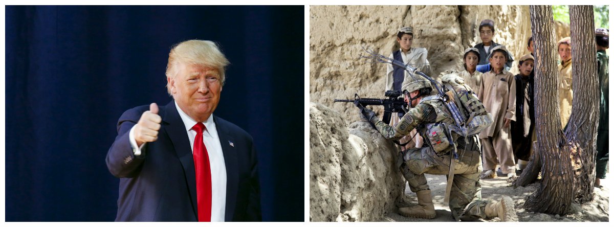 Presidente dos EUA, Donald Trump, quer mais tropas no Afeganistão; EUA, Trump, Afeganistão; soldados .2