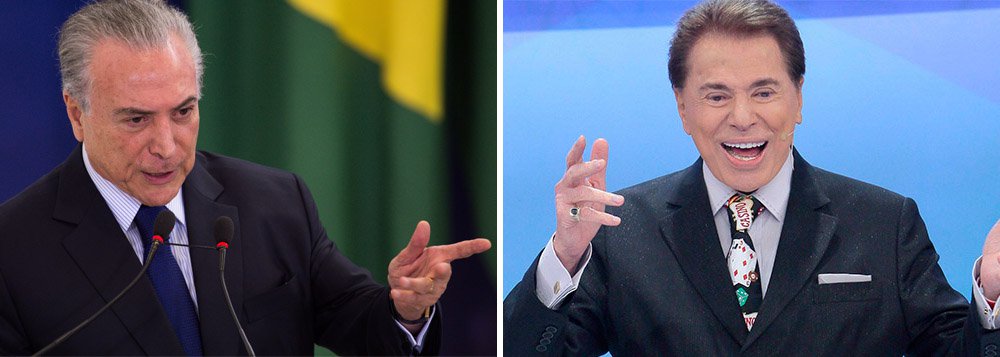 Jornalista Kiko Nogueira criticou a estratégia de Michel Temer, que se reuniu com Silvio Santos, dono do SBT, para pedir apoio para rebater as "mentiras" sobre a reforma da Previdência; "Não há a menor possibilidade de SS fazer esse serviço de graça. Vai custar, para começar, mais alguns anúncios de estatais. Sem contar que o irmão de Silvio, Henrique Abravanel, teve os sigilos fiscal e bancários quebrados para apurar fraudes do Banco Panamericano", diz Nogueira; "O dono do Baú vai querer saber o que o pobre coitado de seu interlocutor poderá fazer por ele"