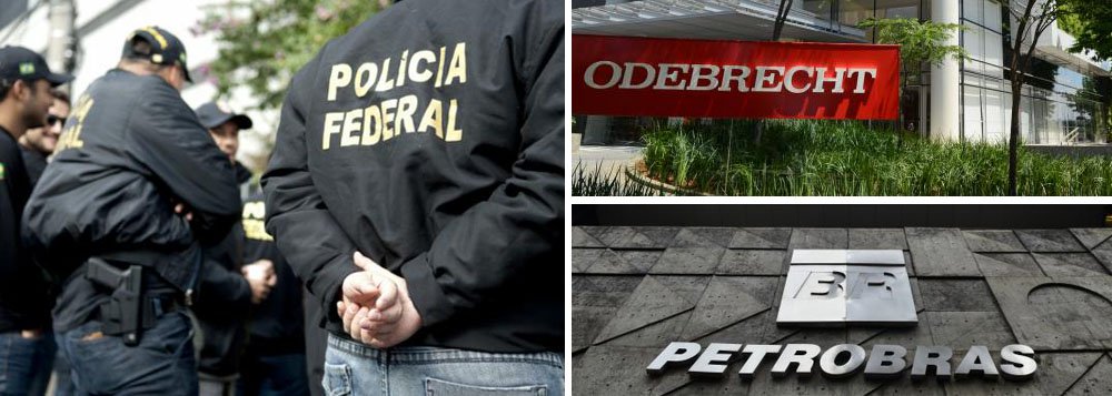 Agentes da Polícia Federal foram às ruas para cumprir 10 mandados judiciais no Rio de Janeiro e em Recife relacionados a uma nova ação de investigação de corrupção e lavagem de dinheiro em contratos da Petrobras com a Odebrecht, investigações apontaram indícios" de que um grupo de então gerentes da Petrobras se uniu para beneficiar a empreiteira em contratações com a estatal em troca do pagamento de propina; "Os investigados responderão pela prática dos crimes de associação criminosa, corrupção e lavagem de dinheiro", disse a PF em comunicado