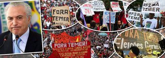 "Temer tem uma única opção, que é a renúncia, e esta é a melhor alternativa para o país, porque acelera o ritmo de superação da crise. Caso não renuncie, o MP pode solicitar ao STF seu afastamento imediato, para que seja julgado pelos crimes perpetrados no exercício do cargo – no mínimo por associação criminosa com Cunha, Padilha, Moreira Franco, Geddel e camarilha; corrupção e obstrução da justiça", diz o colunista Jeferson Miola; "A eleição direta é a única alternativa democrática para o impasse político e institucional, porque permite o sufrágio de um programa legitimado pelo voto popular para dar início à reconstrução econômica e social do país e à restauração da democracia e do Estado de Direito"