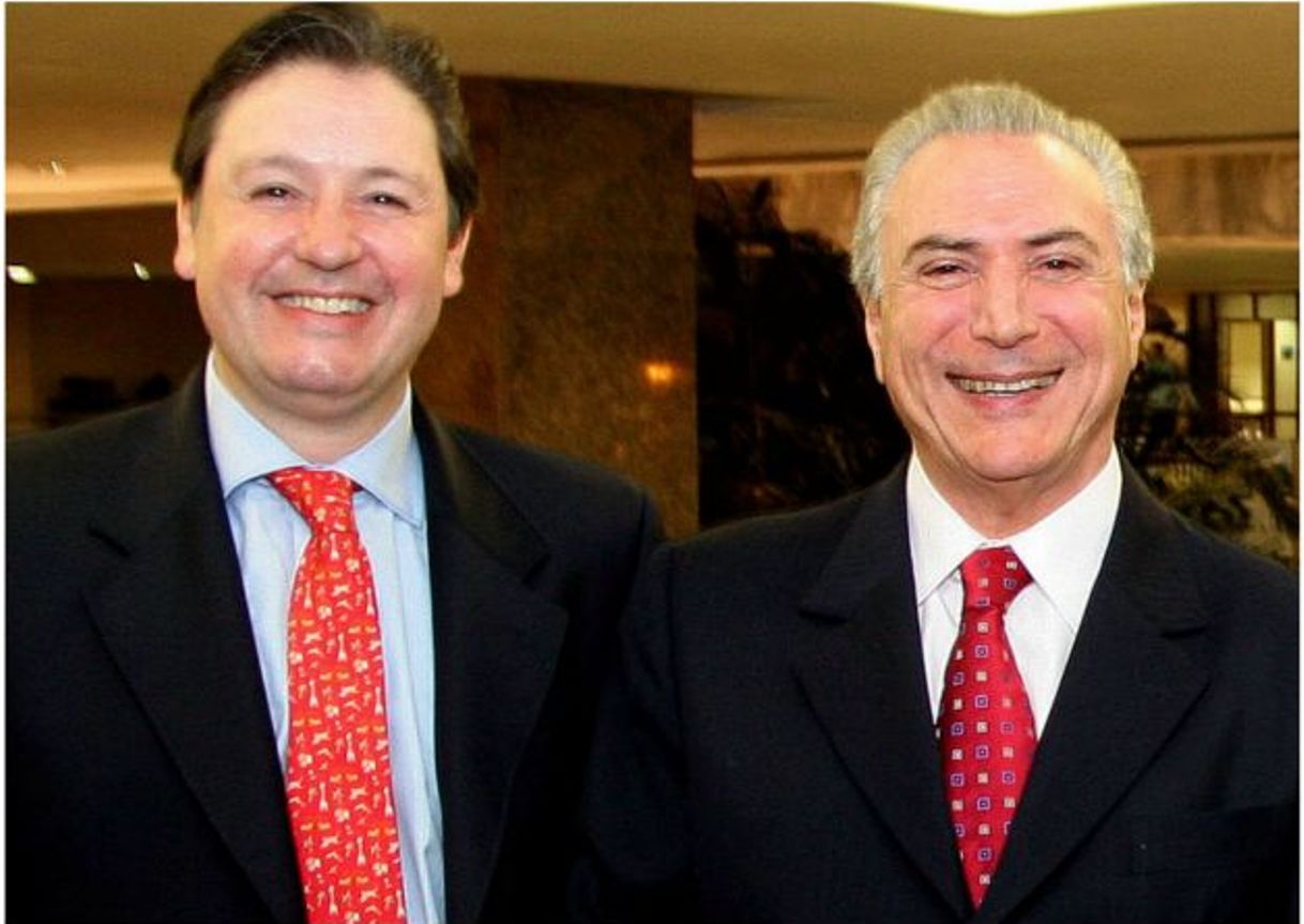 Rodrigo Rocha Loures e Michel Temer