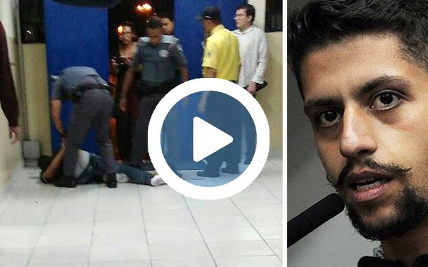Presidente do Diretório Central de Estudantes da Faculdade de Tecnologia (Fatec), Henrique Domingues foi detido com violência pela Polícia Militar dentro da unidade Ipiranga da Fatec, na zona sul de São Paulo; ele estava no local para dialogar com estudantes sobre a provável decisão favorável do Conselho Estadual de Educação à cobrança de mensalidades em cursos de pós-graduação na instituição; "O DCE Fatec é entidade reconhecida pelo Centro Paula Souza – órgão que administra a Fatec – na representação dos estudantes. É um absurdo o que aconteceu", protestou Domingues; assista
