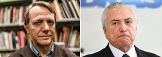 Cientista político e professor da USP André Singer afirmou neste sábado, 23, que a segunda denúncia do ex-procurador-geral da República Rodrigo Janot contra Michel Temer dá conta de uma sistemática ocupação de espaços –tanto no Legislativo quanto no Executivo– com vistas à obtenção de dinheiro; nos rincões do País, no entanto, esta narrativa pode não ser suficiente para derrubar o peemedebista; "Nos rincões do país, o eleitor não sabe quem é o candidato a deputado no qual votará em 2018. Receberá do prefeito um número, digitará na urna, apertará o confirma e acabou. Está reeleito mais um dos que sustentou o quadrilhão"