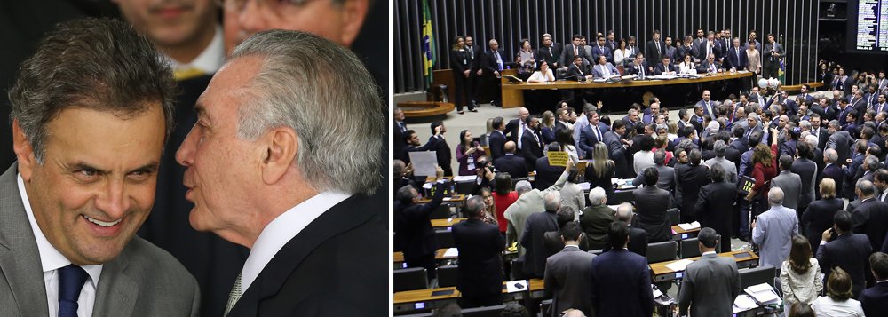 "A ideia do parlamentarismo, que vem ganhando espaço no discurso do governo e de sua base política e fisiológica, volta à praça porque as forças golpistas não conseguem construir uma candidatura capaz de vencer eleições presidenciais. Como não conseguem vencer eleições para presidente desde 2002, deram primeiro um golpe parlamentar, para derrubar a presidenta legítima, e agora querem abolir a própria figura do chefe do Poder Executivo eleito diretamente pelo povo", avalia o deputado Paulo Teixeira (PT-SP); segundo Teixeira, entregar o Poder Executivo a um parlamento em crise de legitimidade e representatividade é a aposta das elites para cumprir os dois objetivos do golpe: "obstruir as investigações de corrupção e continuar retirando direitos da população"