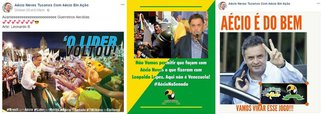 Pouco após ser absolvido pelo Senado e manter o seu mandato, no último dia 17, o senador Aécio Neves (PSDB-MG) recebeu flores e champanha, devidamente acompanhados de um cartão, enviados pelo grupo autointitulado "Tucanos Com Aécio em Ação"; grupo acredita que Aécio está sendo usado como bode expiatório, e que está sempre sendo malhado