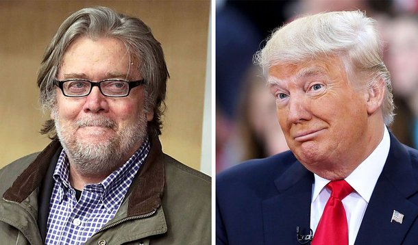 Estrategista-chefe de Trump, que se compara à encarnação do mal de Star Wars, tornou-se conhecido como chefe de site de extrema direita; muitos o consideram o manipulador oculto e condutor ideológico do presidente