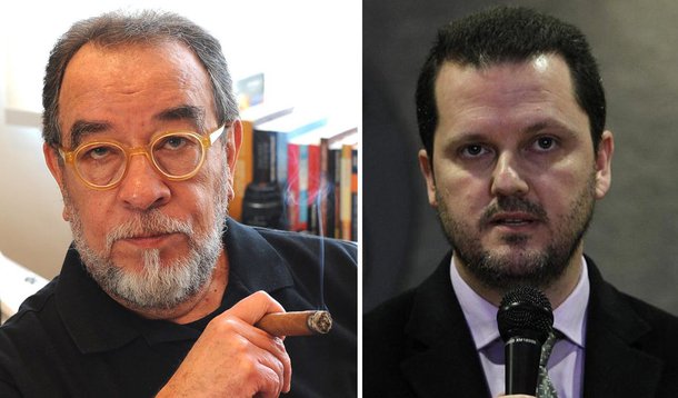 Jornalista Fernando Morais criticou a inação do governo de Michel Temer contra o delegado Igor Romário de Paula, da operação Lava Jato, que afirmou que o ex-presidente Luiz Inácio Lula da Silva poderia ser preso em até 60 dias; "Não se trata apenas da desfaçatez de um policial falastrão, mas de conduta criminosa", afirmou; "Caso esse governo frouxo tivesse um mínimo, um fiapo de autoridade, o Postiço Michel Temer e seu ministro capinador de maconha teriam afastado o delegado Igor Machado de Paula imediatamente após as declarações"