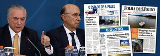 O Indicador de Incerteza da Economia da Fundação Getulio Vargas (FGV) aumentou pelo segundo mês seguido em dezembro, ao passar de 126,4, no mês anterior, para 136,4 pontos - o maior nível desde julho; em dezembro, o que mais contribuiu para a alta do índice foi o componente "mídia"; segundo o estudo, o resultado sinaliza um aumento expressivo no número de notícias com menção à incerteza em matérias sobre economia na imprensa brasileira; Fernando Brito, do Tijolaço, afirma que "a queda é devastadora e leva o índice para as cercanias do que tinha sido registrado no pré-impeachment"; "Curioso é que boa parte da queda nas expectativas vem do efeito da mídia que, como no período anterior à derrubada de Dilma, pesava mais no pessimismo que a situação objetiva dos negócios"