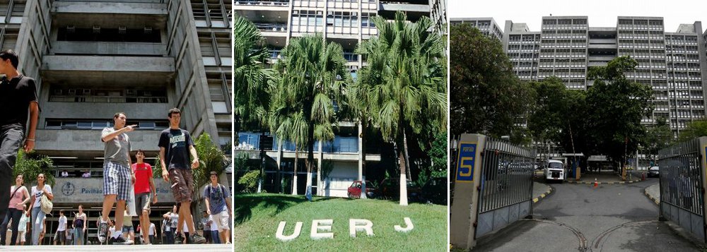 Nesta terça-feira (24) será realizado o ato público "Uerj de Luto na Luta", às 9h, no campus Maracanã da universidade. O protesto acontece em defesa da sobrevivência da instituição, que vem sendo sucateada em função da ausência de repasses de verbas por parte do governo estadual. A manifestação reúne alunos, técnicos administrativos, professores, artistas, intelectuais, além de representantes de entidades diversas, pela manutenção do ensino público e desenvolvimento das atividades de pesquisa, extensão e cultura