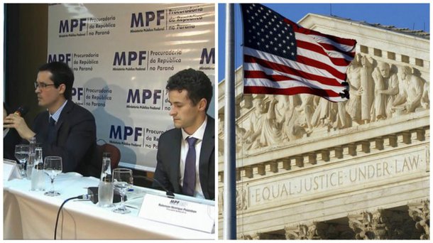 Em artigo no Jornal GGN, André Araújo avalia não ser coincidência "que a operação anticorrupção tenha seu epicentro em Curitiba, cidade sede do movimento separatista O Sul é meu País; "Essa direita sulista vê no Norte-Nordeste uma raiz dos males do Brasil em contraste com o Sul operoso, virtuoso e honesto. Essa direita acha que o Sul estaria melhor separado do resto do Brasil", escreve; ele diz ainda que "o Departamento de Justiça está fazendo a festa com empresas brasileiras, levadas de bandeja para serem tosquiadas em Washington"