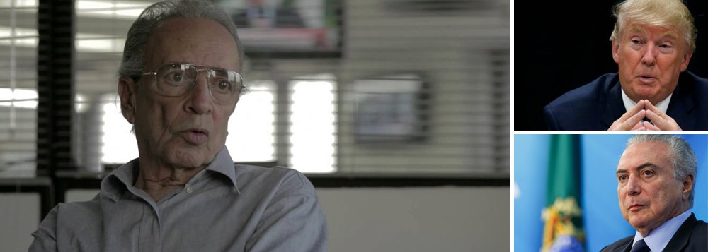 Desejar Feliz 2017, com Michel Temer no Brasil, e Donald Trump, nos Estados Unidos, seria uma extravagância, diz o colunista Janio de Freitas; o máximo que se pode desejar, diz ele, é "sorte"