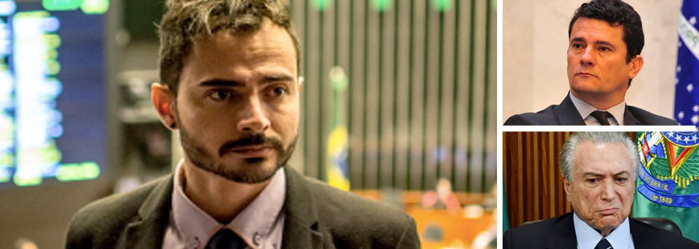 "Especialista em divulgar áudios impróprios, a dúvida em Brasília é quando Sérgio Moro irá divulgar os áudios entre Calero e Michel Temer", brinca o jornalista, nas redes sociais, em referência principalmente à divulgação das conversas entre Dilma Rousseff e Lula pelo juiz de Curitiba; gravações que Marcelo Calero teria feito de Temer, Eliseu Padilha e Geddel Vieira Lima, porém, se ocorreram, estariam com a Polícia Federal, que é subordinada ao Ministério da Justiça, de Alexandre de Moraes