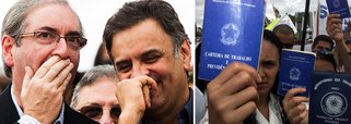 Sabotagem ao governo federal imposta pela dupla após a vitória de Dilma Rousseff em 2014 custou caro ao País: quase 3 milhões de demissões em 2015, que foram resultado da política do "quanto pior, melhor", colocada em marcha para viabilizar o impeachment; pela primeira vez desde 2004, houve queda no número de brasileiros ocupados, de acordo com a Pesquisa Nacional por Amostra de Domicílios (Pnad) 2015, divulgada pelo IBGE nesta sexta-feira 25; a redução de 3,9% representou menos 3,8 milhões de pessoas ocupadas; a renda real do trabalhador também caiu pela primeira vez em 11 anos
