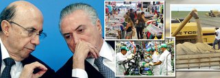 Dados do PIB do terceiro trimestre deste ano, divulgados nesta quarta-feira, confirmam que a dupla Michel Temer e Henrique Meirelles, que prometia resgatar a confiança, aprofundou a recessão; os dois também conseguiram a proeza de derrubar todos os setores da economia: agropecuária (-1,4%), indústria (-1,3%) e serviços (-0,6%); com isso, o PIB do trimestre caiu 0,8% em relação ao segundo trimestre do ano; na comparação com o terceiro trimestre do ano passado, a contração foi ainda maior, de 2,9%, a décima seguida, o que comprova o altíssimo custo do golpe para a sociedade brasileira
