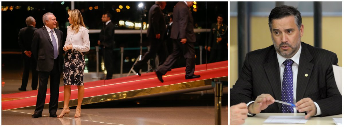 O deputado federal Paulo Pimenta (PT-RS) encaminhou ao Ministério Público Federal questionamento sobre a "necessidade, viabilidade e legalidade" das alterações que estão sendo realizadas no Palácio da Alvorada por Michel Temer e Marcela Temer, antes da mudança do casal para a residência oficial do governo; mudanças incluem a retirada de móveis vermelhos e pretos, que estão no local desde a década de 1990, e a inclusão de uma tela no primeiro andar, para proteção de Michelzinho, que tem 7 anos