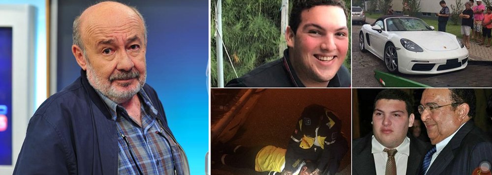 Jornalista Ricardo Kotscho criticou nessa segunda-feira, 23, a "Justiça seletiva" executada em favor do herdeiro da afiliada da TV Globo na Paraíba, Rodolpho Gonçalves Carlos da Silva, acusado de atropelar e matar um agente do Detran ao fugir de uma blitz da Lei Seca; "O emblemático caso de João Pessoa faz a gente se perguntar: a Justiça brasileira é mesmo igual para todos, como proclama a nossa Constituição? As instituições estão mesmo funcionando como se propaga a toda hora em Brasília? Por que será que o Judiciário é o poder mais poupado e louvado pela nossa mídia grande?", questiona