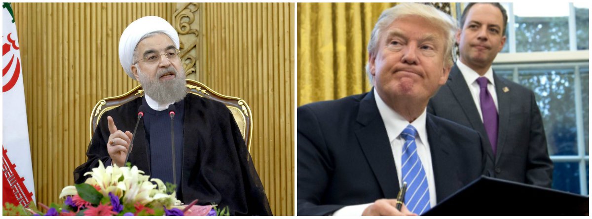 Em resposta ao decreto do presidente dos EUA, Donald Trump, de proibir por 90 dias a entrada de pessoas provenientes de países de maioria muçulmana, o Irã anunciou que aplicará o princípio de reciprocidade aos Estados Unidos; segundo autoridades iranianas, a medida estará em vigor até que o governo norte-americano suspenda a proibição para os cidadãos iranianos; em comunicado, o Ministério das Relações Exteriores do Irã classificou a decisão de Trump como "insulto flagrante aos muçulmanos do mundo" e considerou que o decreto estimula "a propagação da violência e do extremismo"