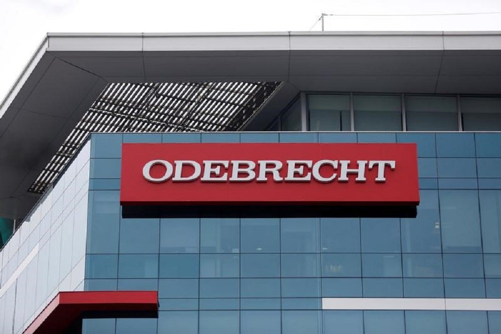 Logo da Odebrecht em Lima, capital do Peru. 28/06/2016 REUTERS/Janine Costa