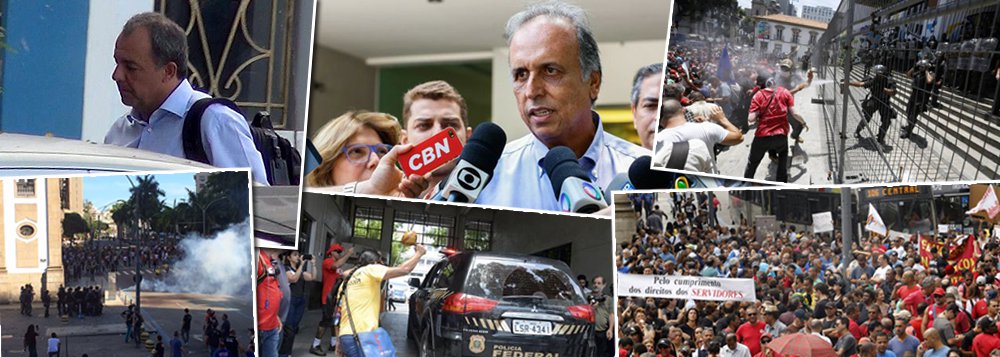 Com que moral o governador do Rio de Janeiro, Luiz Fernando Pezão, pode conduzir seu ajuste fiscal, agora que se sabe que o grupo político ao qual pertence desviou centenas de milhões de reais dos cofres estaduais? Como Pezão pode cobrar uma taxa previdenciária de 30% dos servidores, depois da revelação de que seu padrinho Sergio Cabral recebia mesadas de até 500 mil de empreiteiros? O governo do Rio, na prática, já acabou e quanto mais tempo Pezão permanecer no cargo maior será a crise; a renúncia é a única opção que resta ao governador