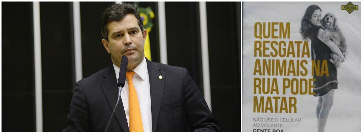 Ministro dos Transportes, Maurício Quintella Lessa, telefonou nesta quarta-feira 4 para o deputado do PSDB Ricardo Tripoli e disse que vai retirar a polêmica propaganda "Gente boa também mata", sobre segurança no trânsito; ele chegou a admitir que foi uma propaganda infeliz e pediu desculpas a Tripoli; o deputado, conhecido pelo trabalho em defesa dos animais, havia enviado um ofício pedindo que a propaganda fosse retirada